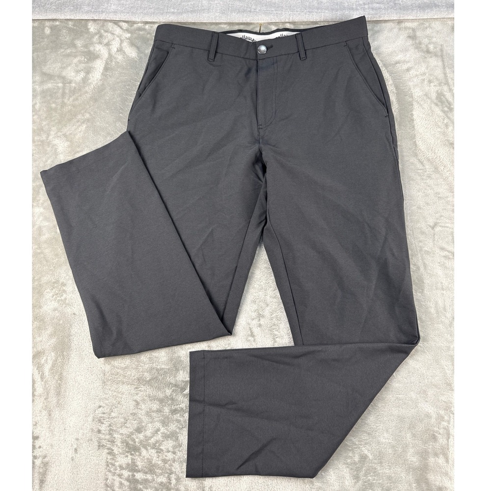 Callaway Performance Golf Pant Mens 34x30 Dark Grey Stretch NEW